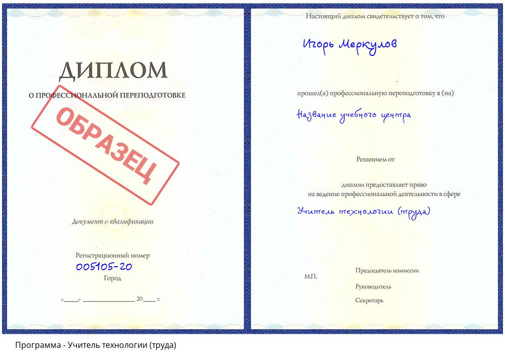 Учитель технологии (труда) Дюртюли