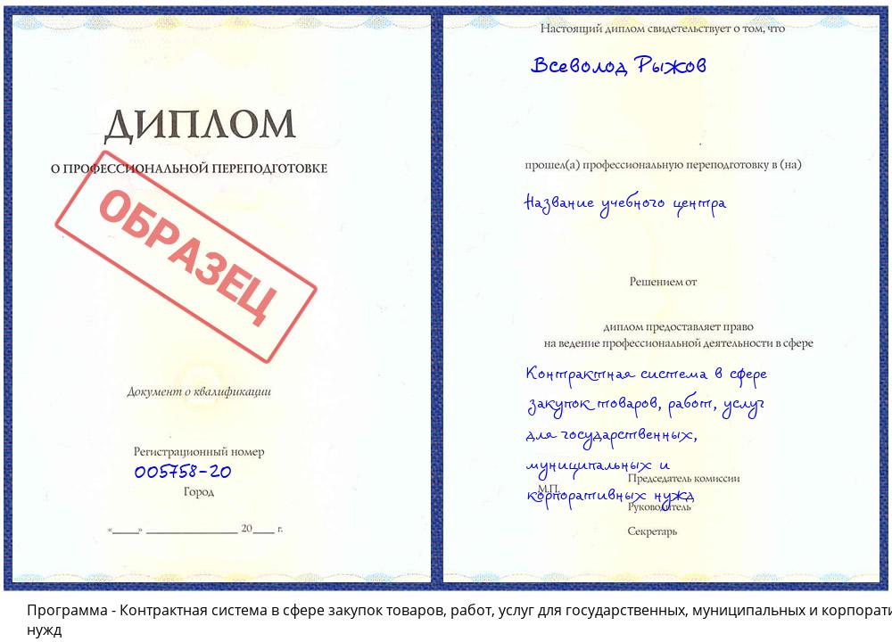Контрактная система в сфере закупок товаров, работ, услуг для государственных, муниципальных и корпоративных нужд Дюртюли